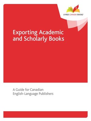 cover image of Exporting Academic and Scholarly Books
